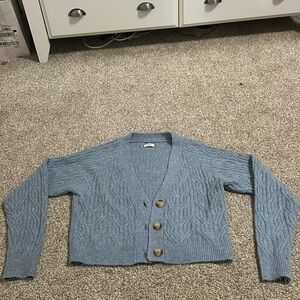 light blue cotton on cardigan